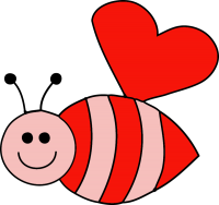 a valentines day bee